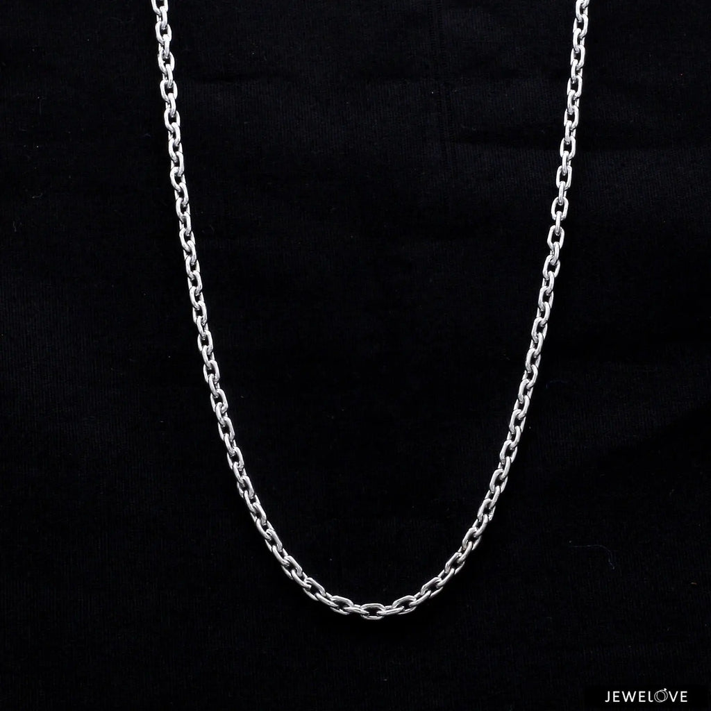 Classic Platinum Linked Chain JL PT CH 772   Jewelove.US