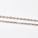 Load image into Gallery viewer, Classic Platinum Rose Gold Chain with Alternate Links JL PT CH 771   Jewelove.US
