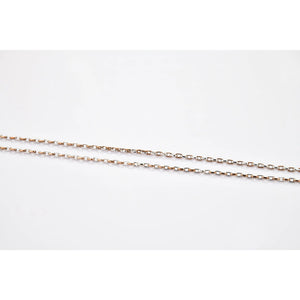 Classic Platinum Rose Gold Chain with Alternate Links JL PT CH 771   Jewelove.US