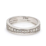 Load image into Gallery viewer, Complementary Platinum Love Bands with Pathways JL PT 211   Jewelove
