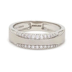 Load image into Gallery viewer, Complementary Platinum Love Bands with Pathways JL PT 211  Men-s-Ring-only-VVS-GH Jewelove
