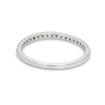 Load image into Gallery viewer, Curvy Half Eternity Platinum Ring with Diamonds JL PT 585   Jewelove.US
