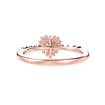 Load image into Gallery viewer, 50-Pointer Cushion Cut Solitaire Halo Diamond Shank 18K Rose Gold Ring JL AU 1249R-A   Jewelove.US
