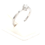 Load image into Gallery viewer, Customised 25 Pointer Basket 6 Prong Solitaire Ring made in Platinum SKU 0012-A   Jewelove.US
