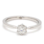 Load image into Gallery viewer, Customised 25 Pointer Basket 6 Prong Solitaire Ring made in Platinum SKU 0012-A   Jewelove.US
