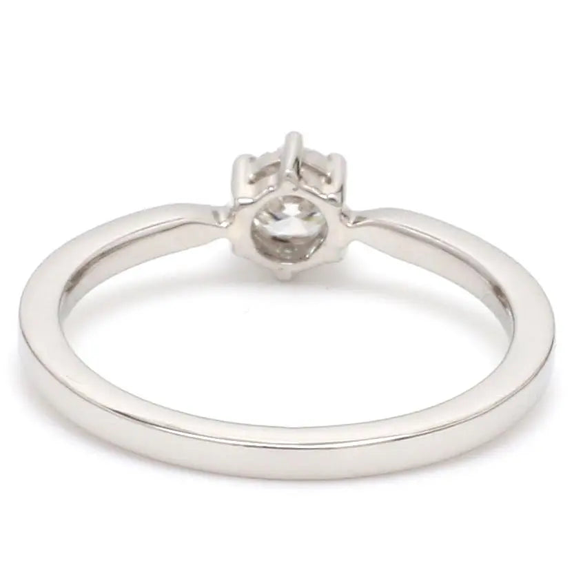 Customised 25 Pointer Basket 6 Prong Solitaire Ring made in Platinum SKU 0012-A   Jewelove.US