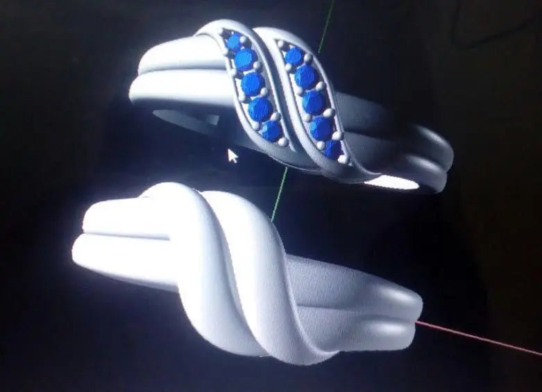 Customised Couple Rings JL AU 118   Jewelove™