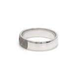 Load image into Gallery viewer, Customized Fingerprint Engraved Platinum Rings for Couples JL PT 270   Jewelove
