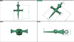 Load image into Gallery viewer, Custom Platinum Cross Pendant
