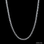 Load image into Gallery viewer, 4mm Japanese Star Links Platinum Unisex Chain JL PT CH 1113
