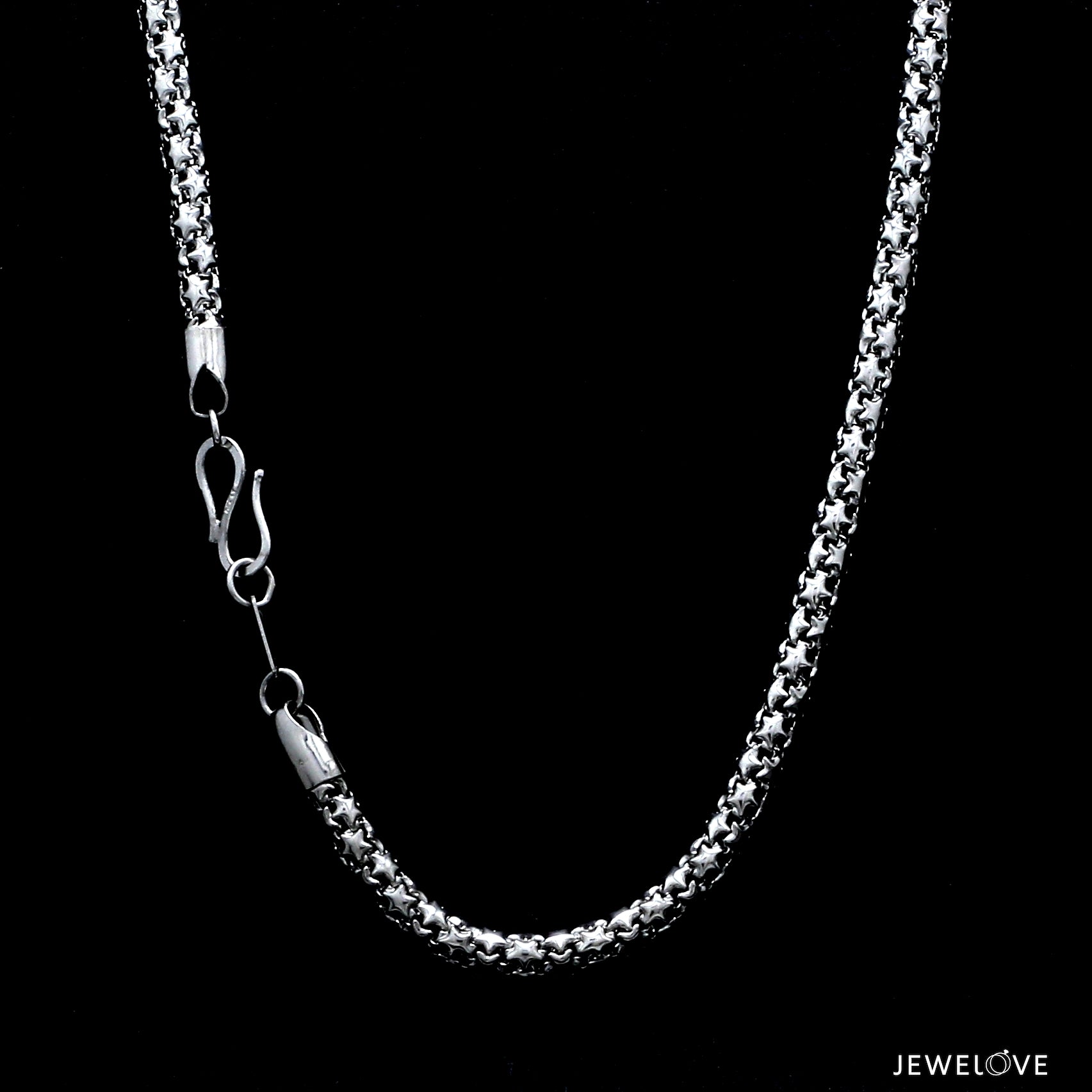 4mm Japanese Star Links Platinum Unisex Chain JL PT CH 1113