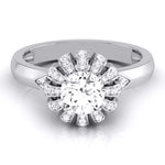 Load image into Gallery viewer, 50-Pointer Solitaire Designer Platinum Diamond Ring  for Women JL PT 8052-A   Jewelove
