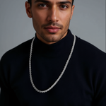 Load image into Gallery viewer, Men of Platinum | 4.25mm Rope Chain for Men JL PT CH 903-Z
