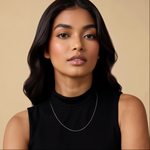 Load image into Gallery viewer, 1mm Japanese Platinum Round Snake Chain SJ PTO 712
