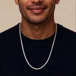 Load image into Gallery viewer, 5.5mm Japanese Two Layer Heavy Platinum Snake Chain for Men JL PT CH 1121
