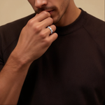 Load image into Gallery viewer, Platinum Rose Gold Ring for Men JL PT 1394
