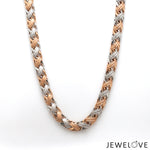 Load image into Gallery viewer, Men of Platinum | 6mm Platinum Rose Gold Chain for Men JL PT CH 1408

