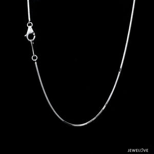 Dazzling Shiny Platinum Chain JL PT 747   Jewelove.US