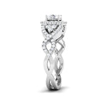 Load image into Gallery viewer, Designer 60 Pointer Solitaire Engagement Ring in Platinum JL PT 441   Jewelove
