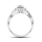 Load image into Gallery viewer, Designer 60 Pointer Solitaire Engagement Ring in Platinum JL PT 441   Jewelove
