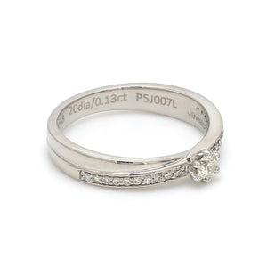 Designer Diamond Platinum Couple Rings JL PT 913   Jewelove.US