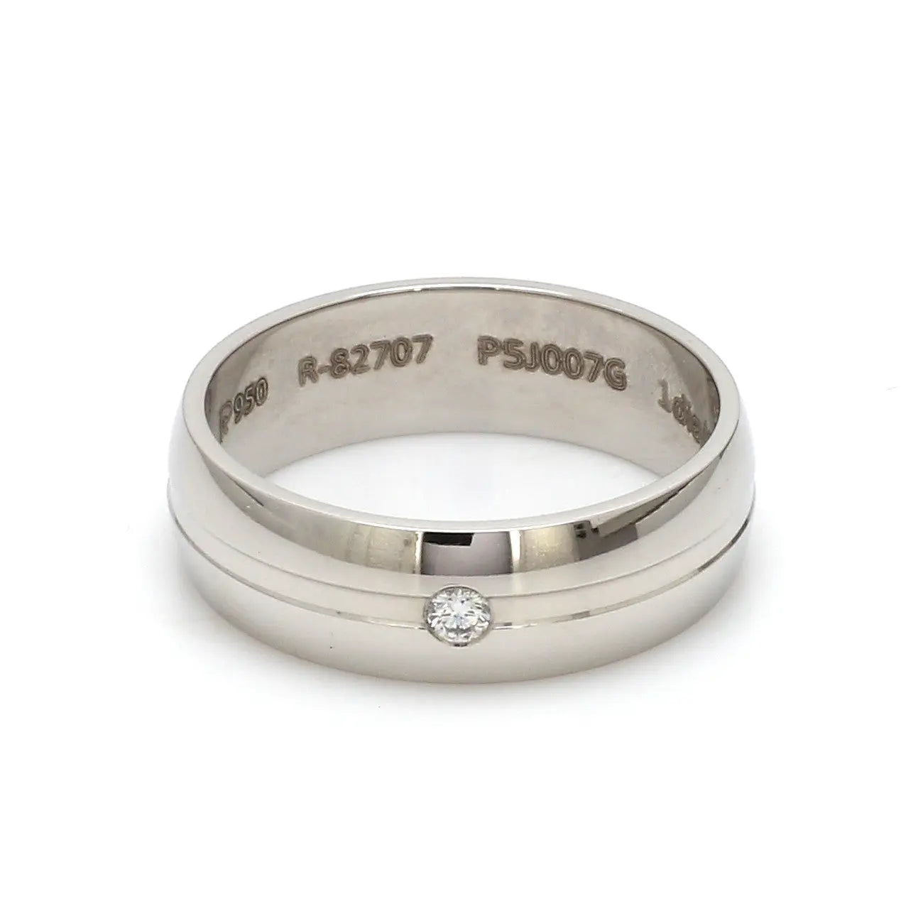Two To Triumph Designer Matte Finish Platinum Couple Rings With Single |  toyama.com.br