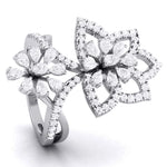 Load image into Gallery viewer, Designer Flower Diamond Cocktail Ring in platinum for Women JL PT R-010  SI-IJ Jewelove
