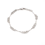 Load image into Gallery viewer, Designer Flowery Japanese Platinum Bracelet for Women JL PTB 662   Jewelove.US

