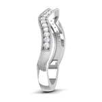 Load image into Gallery viewer, Designer Half Eternity Platinum Ring with Diamonds JL PT 437   Jewelove
