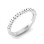Load image into Gallery viewer, Designer Half Eternity Platinum Wedding Band with Diamonds JL PT 6850   Jewelove.US
