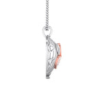 Load image into Gallery viewer, Designer Heart of Hearts Rose Gold Platinum Pendant with Diamonds JL PT P 8000   Jewelove.US
