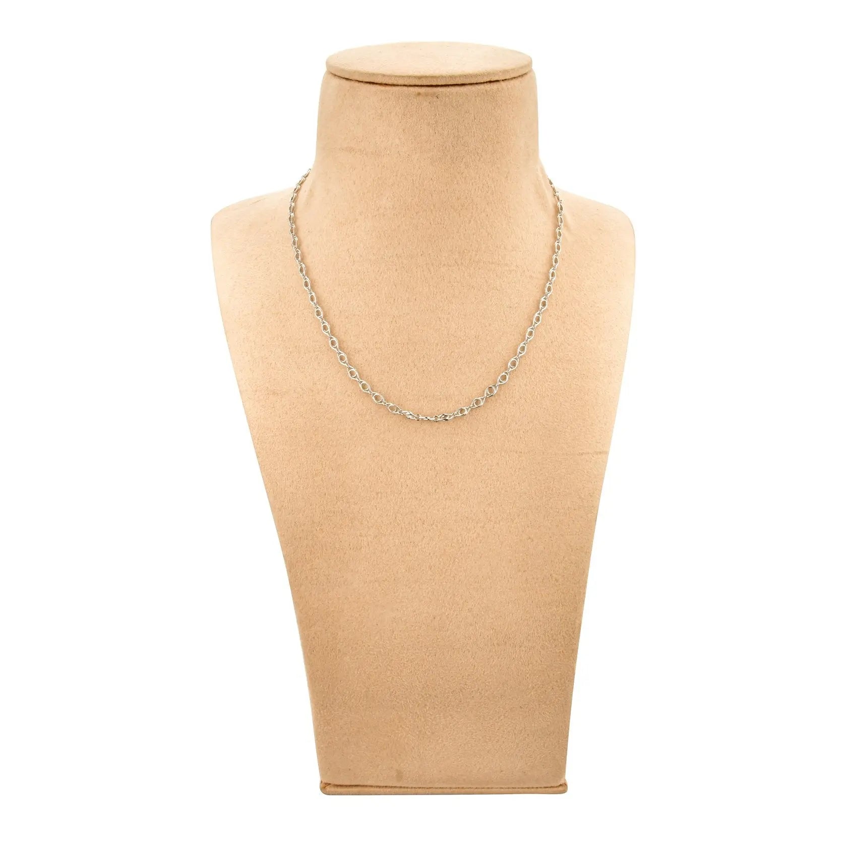 Designer Interlinked Platinum Chain JL PT CH 833   Jewelove.US
