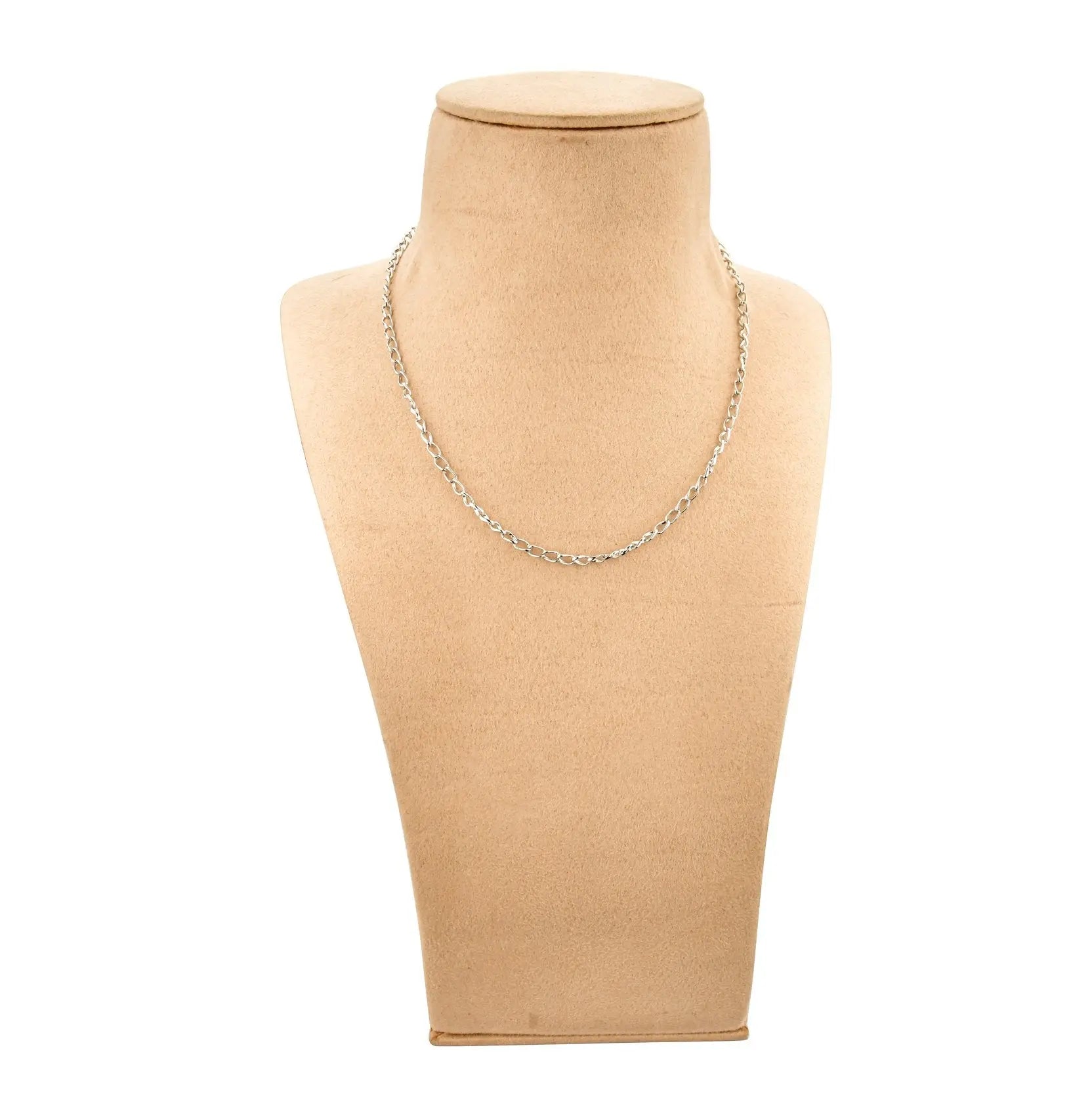 Designer Linked Platinum Chain with a Twist JL PT CH 829   Jewelove.US