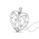 Load image into Gallery viewer, Designer Loops Platinum Pendant with Diamonds JL PT P 8103   Jewelove.US
