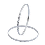 Load image into Gallery viewer, Designer Platinum Bangles for Women, with Unique Texture JL PTB 627   Jewelove.US
