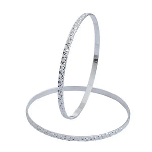 Designer Platinum Bangles for Women, with Unique Texture JL PTB 627   Jewelove.US