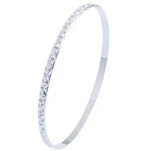 Designer Platinum Bangles for Women, with Unique Texture JL PTB 627   Jewelove.US