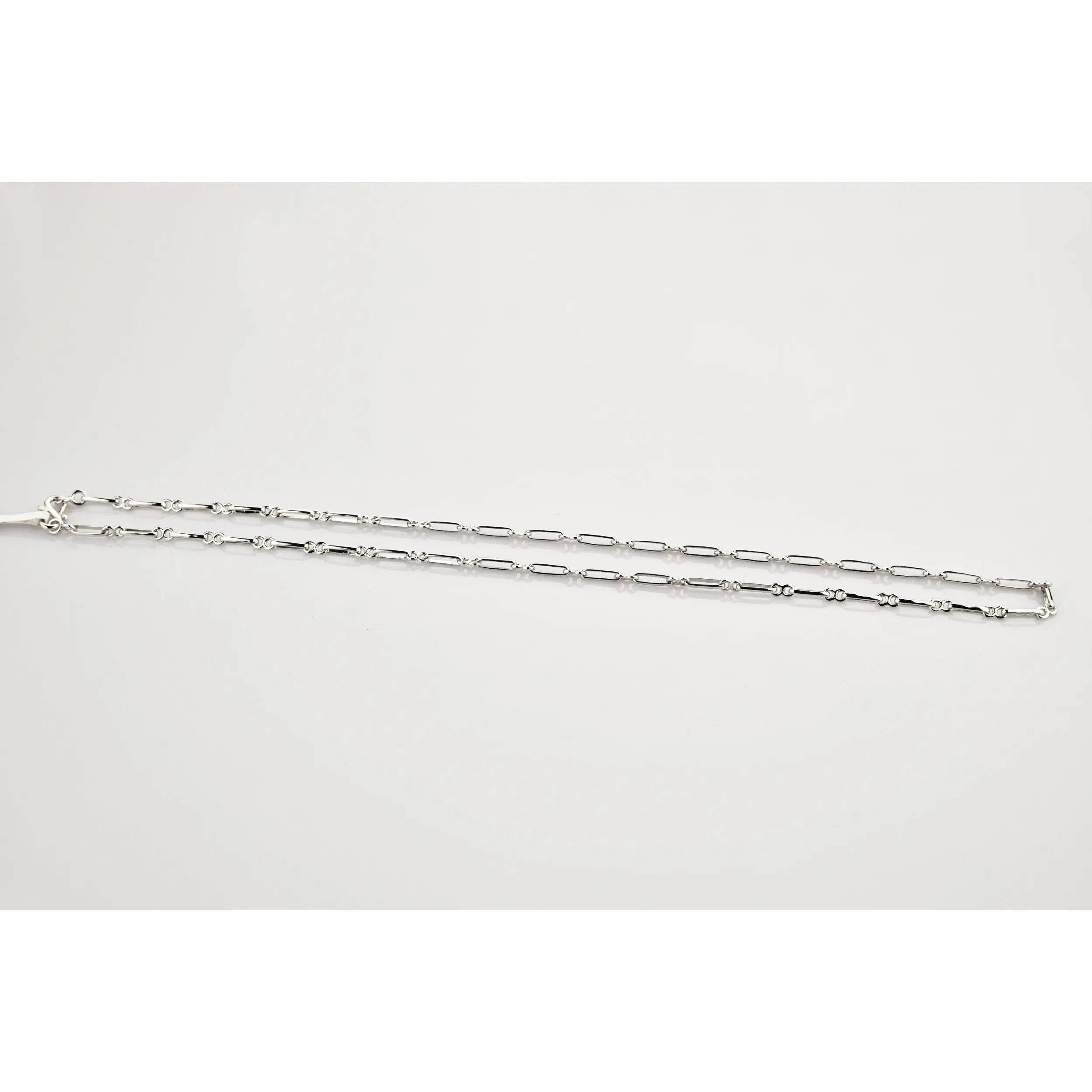 Designer Platinum Chain with Alternating Long and Round Links JL PT CH 768   Jewelove.US