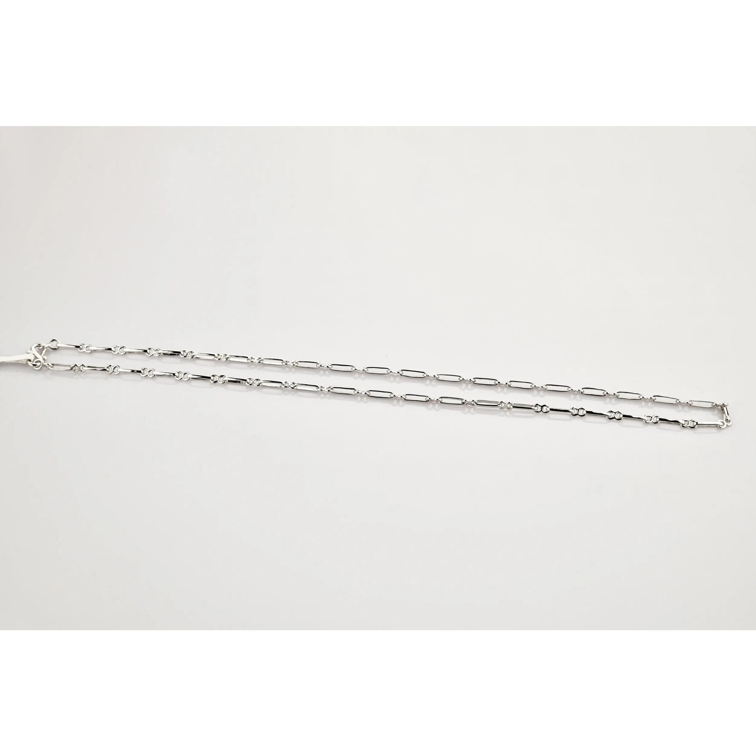 Designer Platinum Chain with Alternating Long and Round Links JL PT CH 768   Jewelove.US
