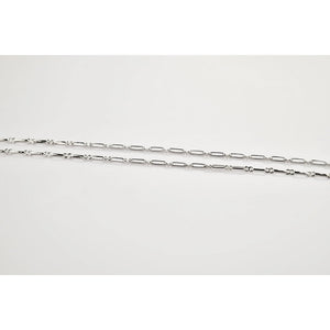 Designer Platinum Chain with Alternating Long and Round Links JL PT CH 768   Jewelove.US