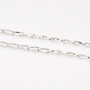 Designer Platinum Chain with Curved Link JL PT CH 781   Jewelove.US