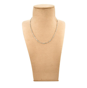 Designer Platinum Chain with Intermittent Milgrain Links JL PT CH 816   Jewelove.US