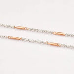 Load image into Gallery viewer, Designer Platinum Chain with Rose Gold Blocks JL PT CH 808   Jewelove.US
