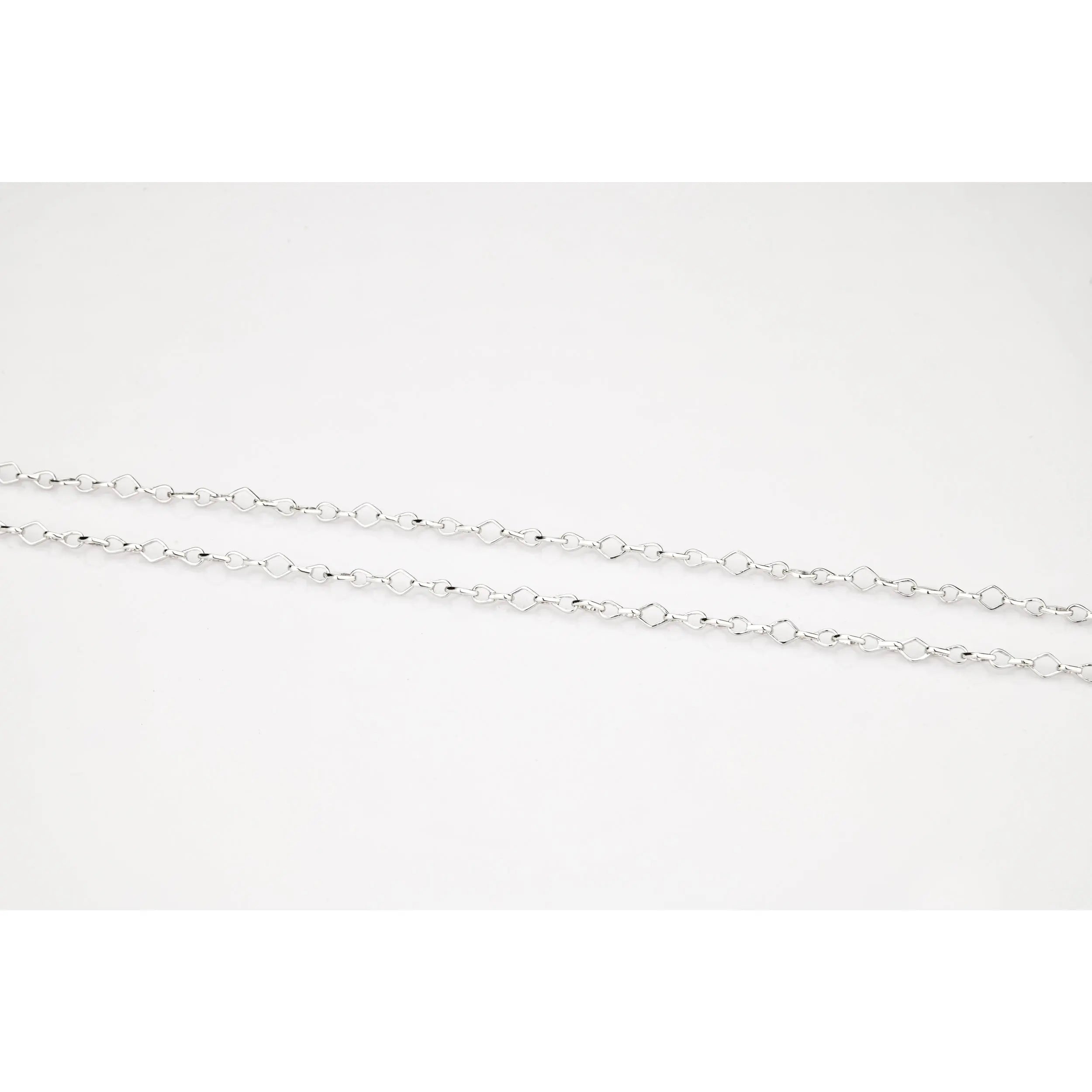 Designer Platinum Chain with Square and Round Links JL PT CH 779   Jewelove.US