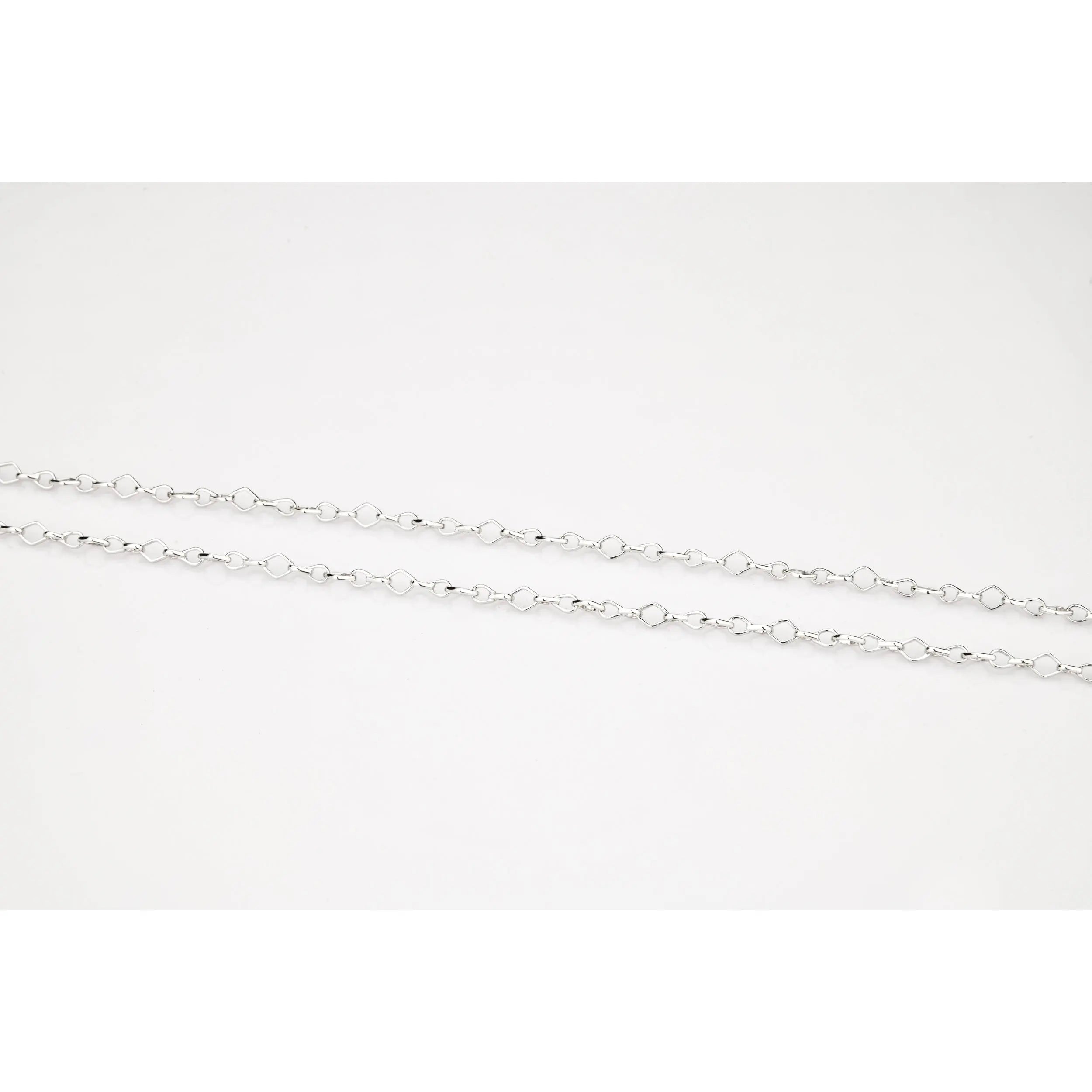 Designer Platinum Chain with Square and Round Links JL PT CH 779   Jewelove.US