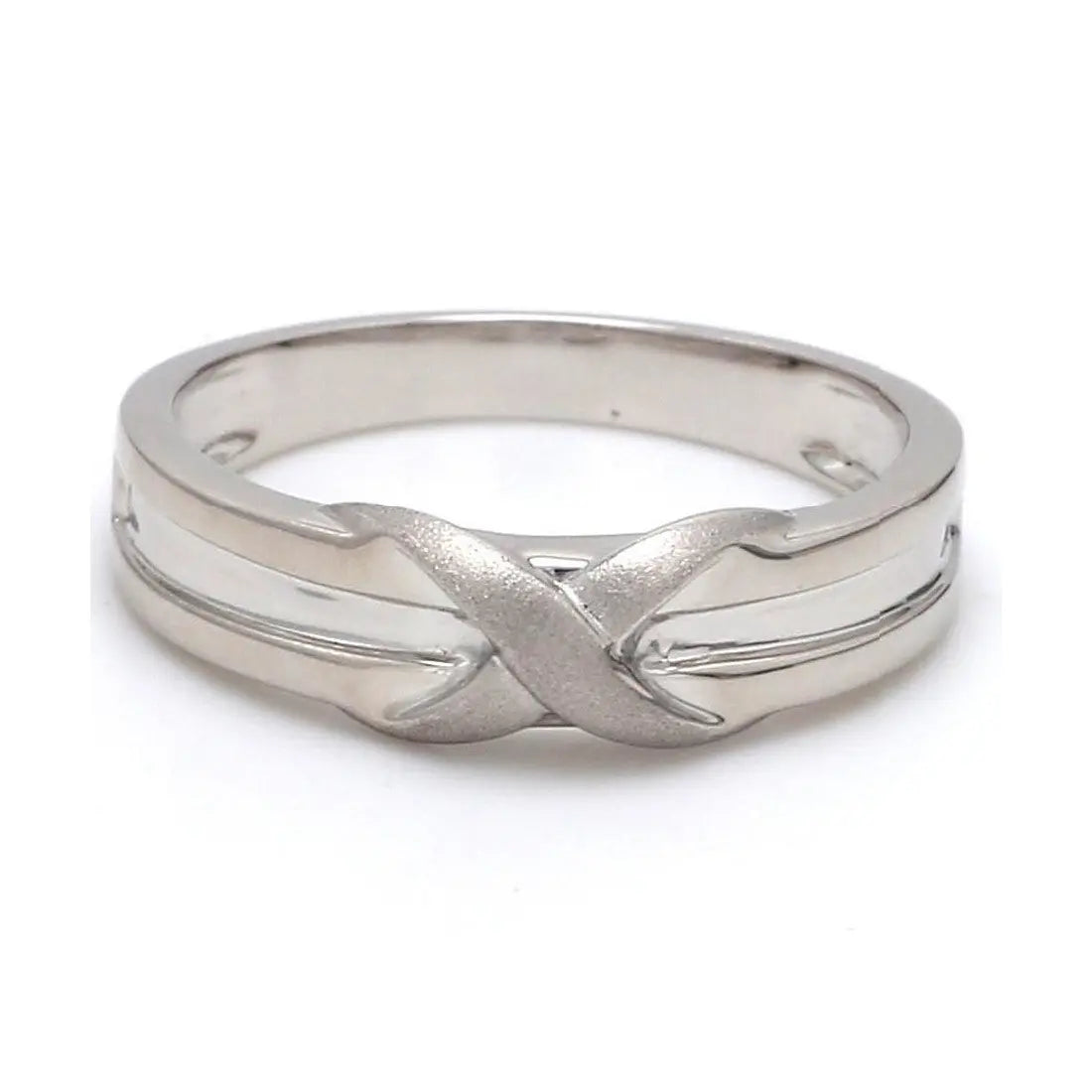 Designer Platinum Couple Rings for Him & Her JL PT 536   Jewelove.US