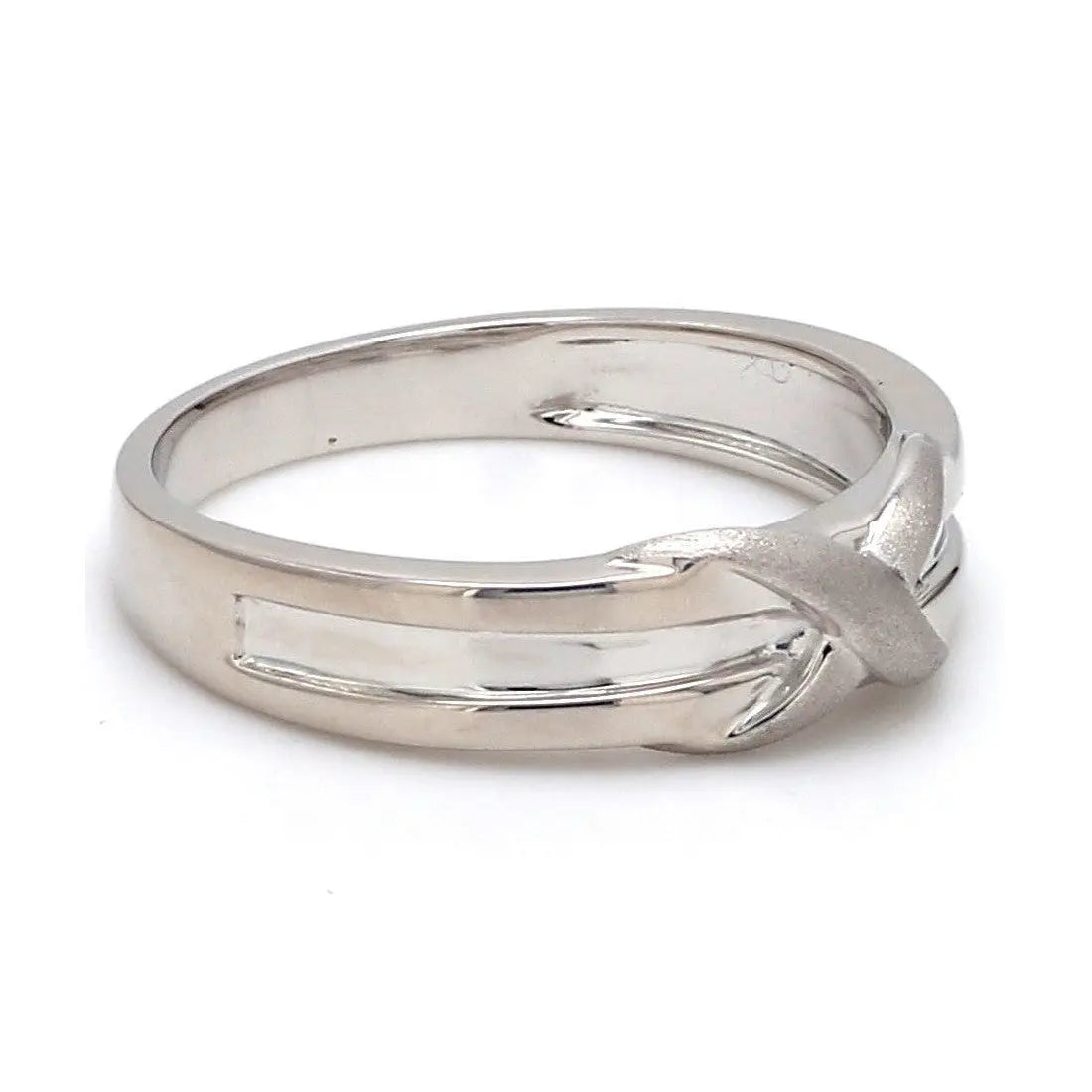 Designer Platinum Couple Rings for Him & Her JL PT 536   Jewelove.US