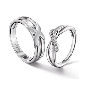 Designer Platinum Couple Rings for Him & Her JL PT 536  Both Jewelove.US