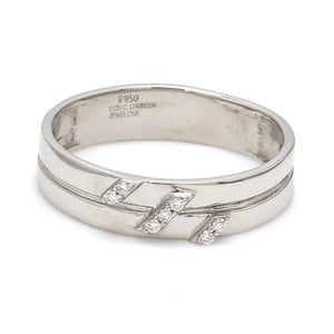 Designer Platinum Couple Rings with Diamonds JL PT 452  Men-s-Ring-only-VVS-GH Jewelove