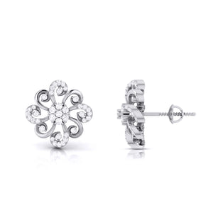 Designer Platinum Diamond  Earrings JL PT E MST 19   Jewelove.US